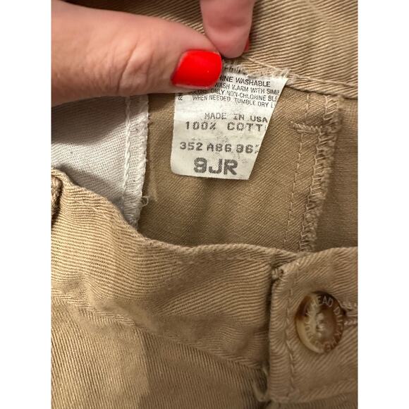 Duckhead vintage khaki shorts in size 9 Juniors - Picture 5 of 8